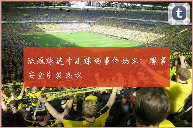 欧冠球迷冲进球场事件始末：赛事安全引发热议